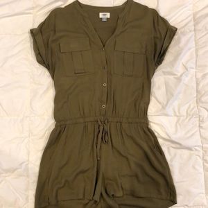 Shorts Romper with Short Sleeves
